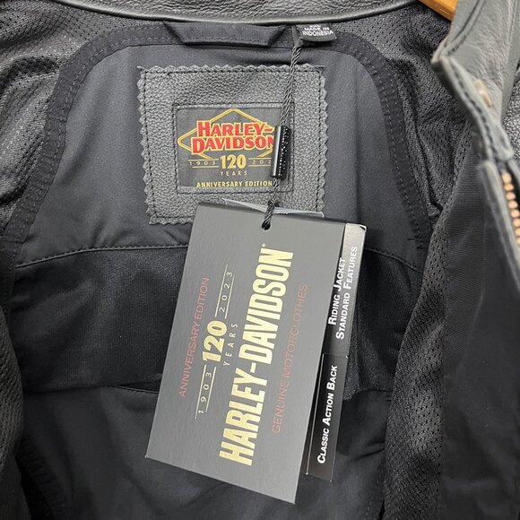 Harley-Davidson® Women's Leather Motorcycle Jacket 2XL - Picture 11 of 16